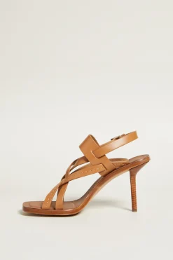Sandali in pelle - Cuoio