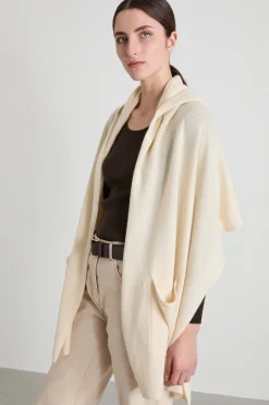 Scialle in cashmere - Panna