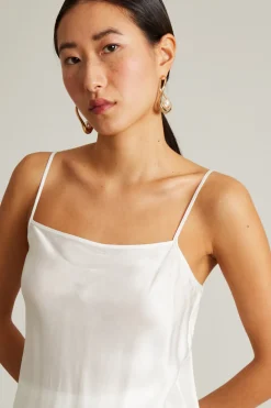 Set lingerie in viscosa - Bianco