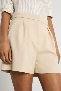 Short a vita alta - Beige