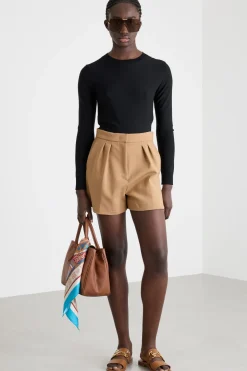 Short a vita alta - Cammello