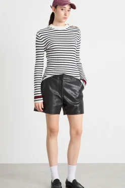 Short con tasche - Nero