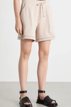 Shorts in felpa - Beige