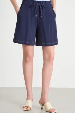 Shorts in felpa - Blu
