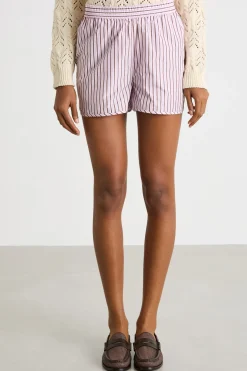 Shorts in taffetà - Rosa