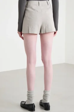 Shorts in tela - Beige