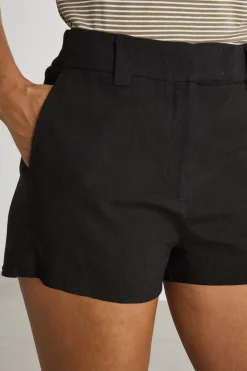 Shorts in tela - Nero