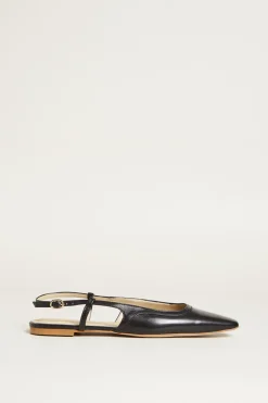 Slingback basse - Nero