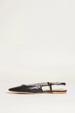 Slingback basse - Nero