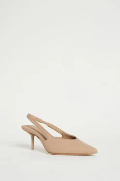 Slingback in nappa - Beige