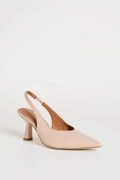 Slingback in pelle - Rosa