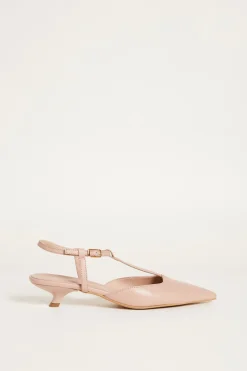Slingback T-bar - Rosa