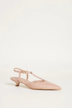 Slingback T-bar - Rosa