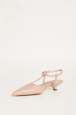Slingback T-bar - Rosa