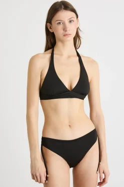 Slip mare con coulisse in jersey - Nero