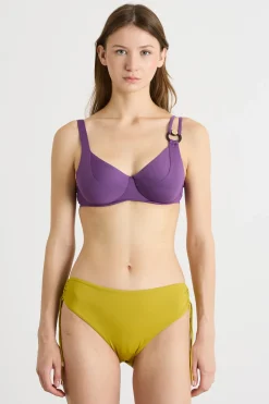 Slip mare con coulisse in jersey - Verde
