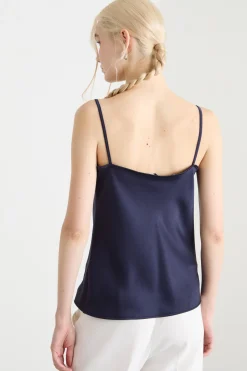 Slip top fluido - Blu