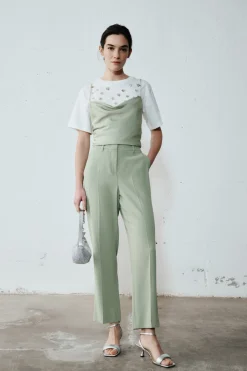 Slip top fluido - Verde