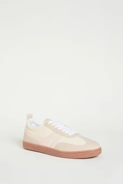 Sneaker in jersey bicolore - Beige