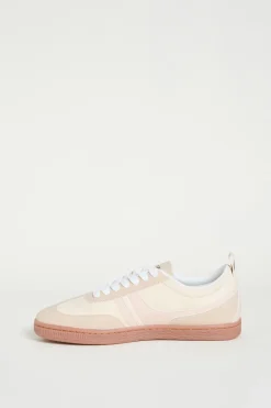 Sneaker in jersey bicolore - Beige