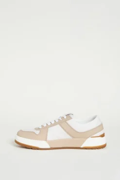 Sneaker in pelle - Bianco Beige