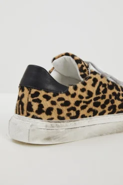 Sneakers in cavallino - Cammello Bianco Nero