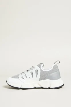 Sneakers in jersey - Grigio