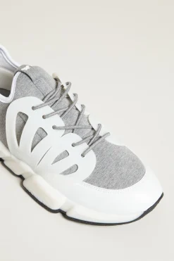 Sneakers in jersey - Grigio