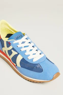 Sneakers con cuciture - Blu Gialle Rosse