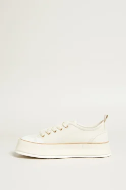 Sneakers con platform - Bianco Panna