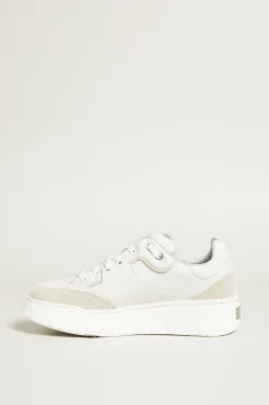 Sneakers con platform - Latte