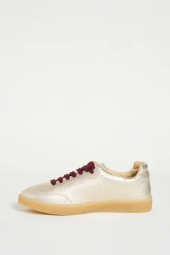 Sneakers in nappa laminata - Oro