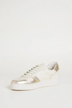Sneakers in pelle - Bianco Argento