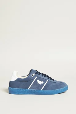 Sneakers in pelle scamosciata - Blu