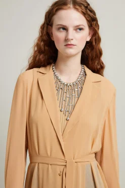 Spolverino con cintura - Beige