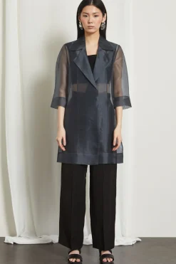 Spolverino in organza - Blu