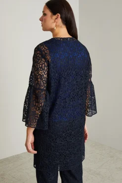 Spolverino in pizzo - Blu Notte
