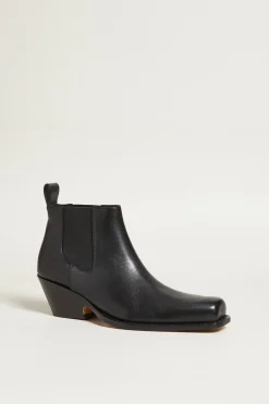 Stivaletti stile texano - Nero
