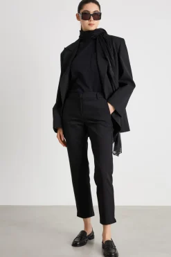 Stola con strass - Nero