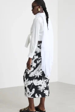 Stola crepe leggera - Bianco