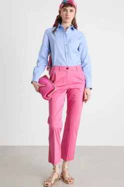 Stola leggera stampata - Rosa
