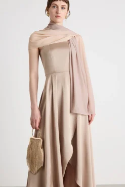 Stola sfumata - Beige Rosa