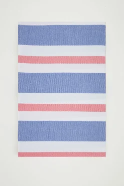 Telo da bagno - Bianco Rosa Azzurro