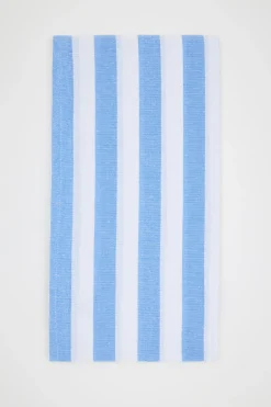 Telo da mare leggero - Azzurro Bianco