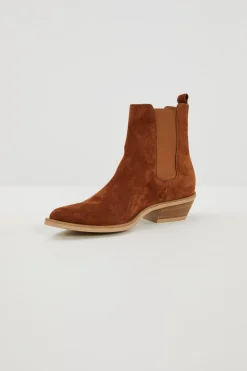 Texani in pelle - Caramello