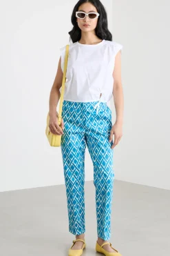 Top con coulisse - Bianco