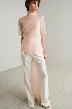 Top con fasce lunghe - Rosa Polvere