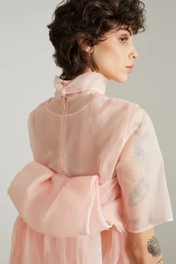 Top con fasce lunghe - Rosa Polvere