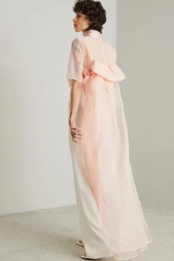 Top con fasce lunghe - Rosa Polvere