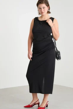 Top con torchon - Nero